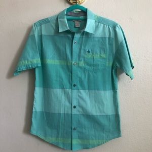 Boys Calvin Klein short sleeve button up